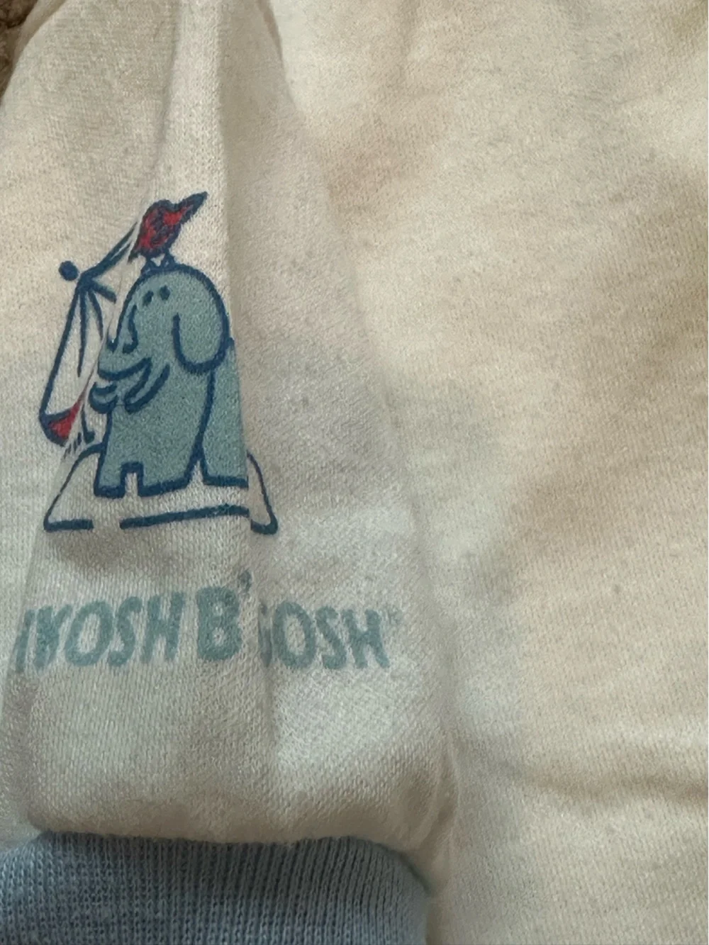 Vintage 70s OshKosh B’Gosh Shortalls Set Blue Striped Matching T-Shirt 24M